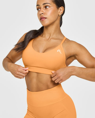Everyday Sports Bra | Deep Powdered Orange
