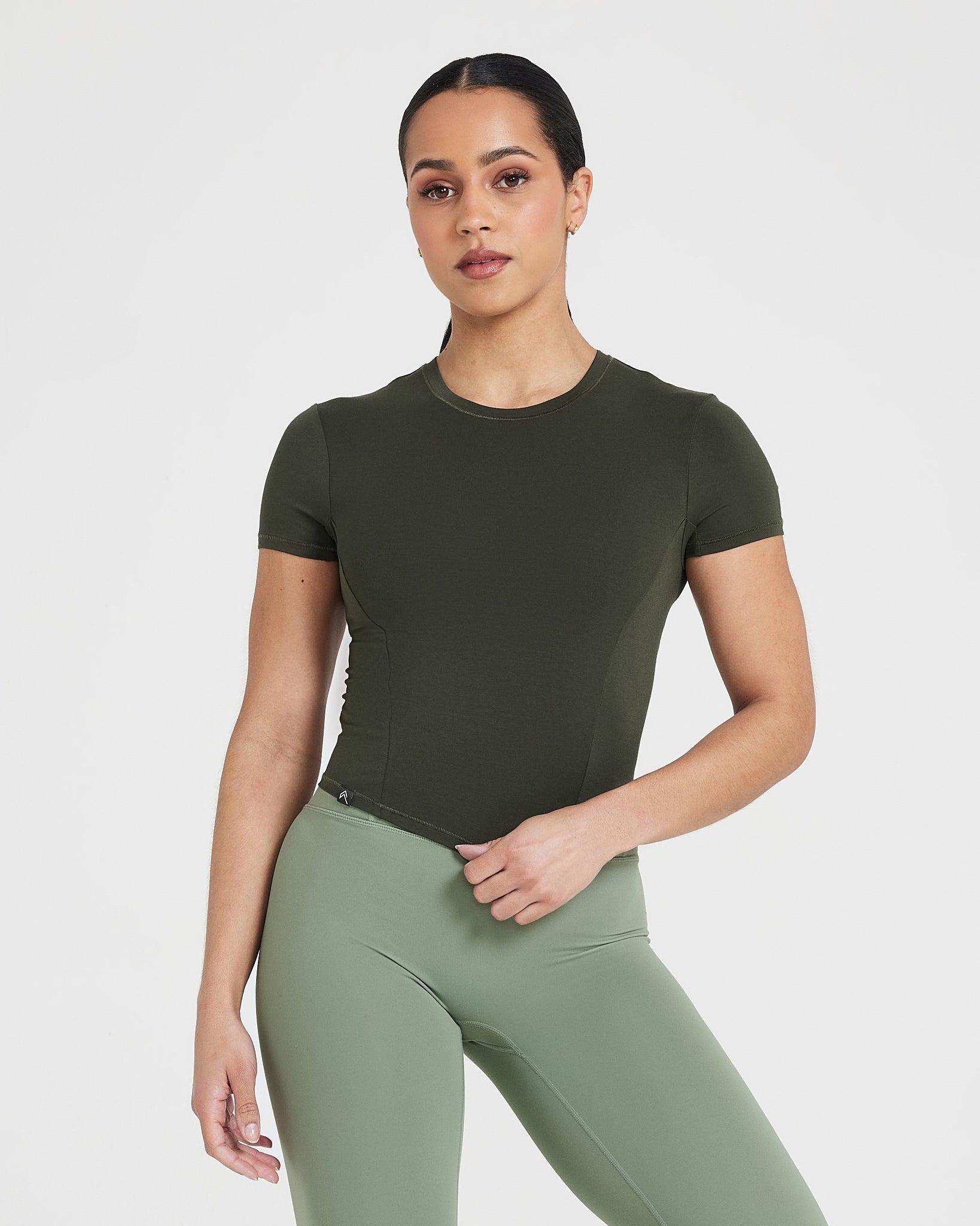 Mellow™ Soft Mid Short Sleeve T-Shirt | Khaki