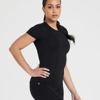 Mellow Soft Short Sleeve T-Shirt | Black