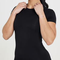 Mellow Soft Short Sleeve T-Shirt | Black
