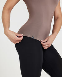 Mellow™ Soft Short Sleeve T-Shirt | Cool Brown