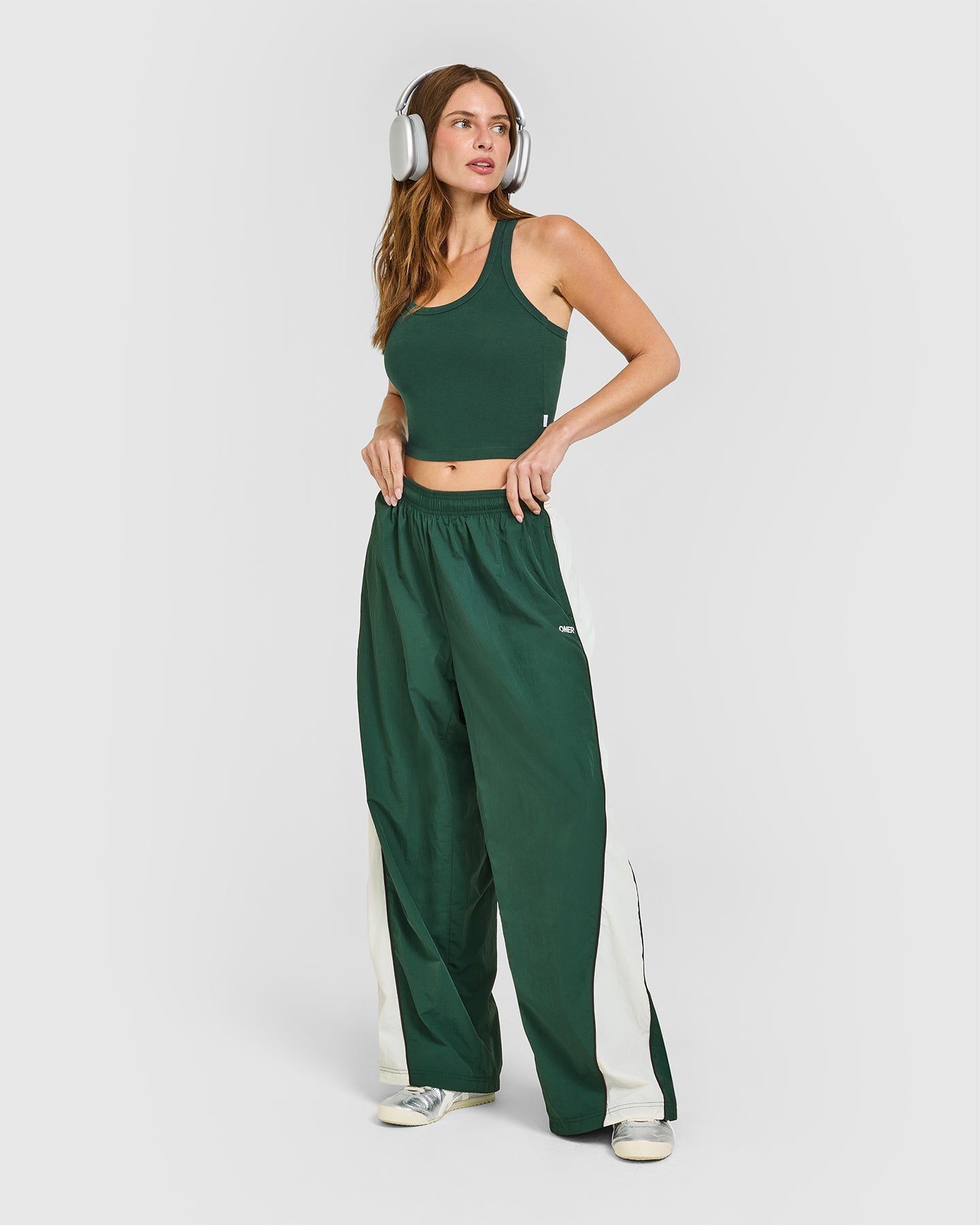 Cotton Fitted Mid Vest | Racing Green