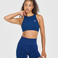 EasyLift™ High Neck Sports Bra | Midnight