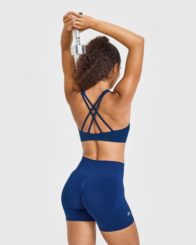 EasyLift™ High Neck Sports Bra | Midnight