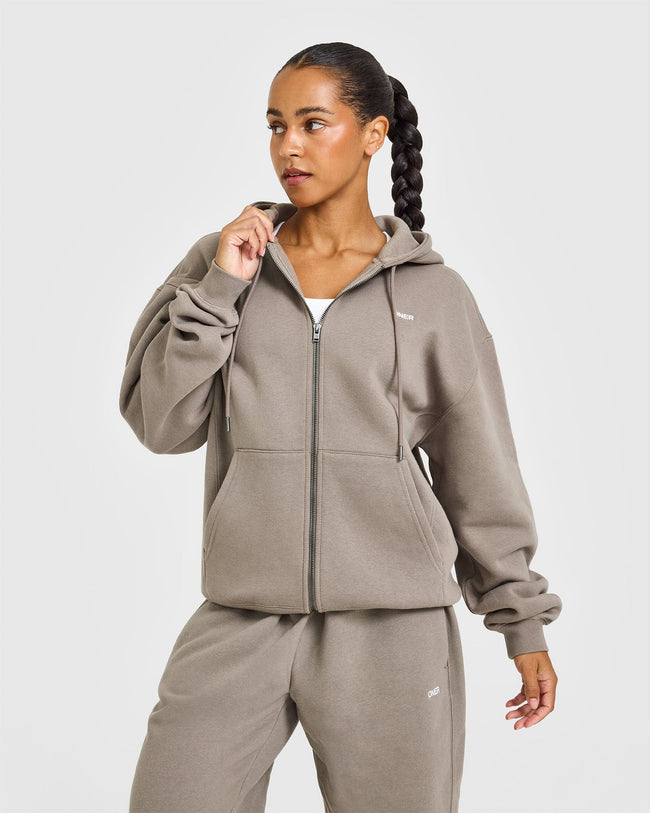 Foundations Zip Through Hoodie | Minky