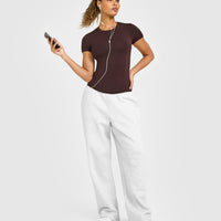 Mellowâ„¢ Soft Short Sleeve T-Shirt | Plum Brown