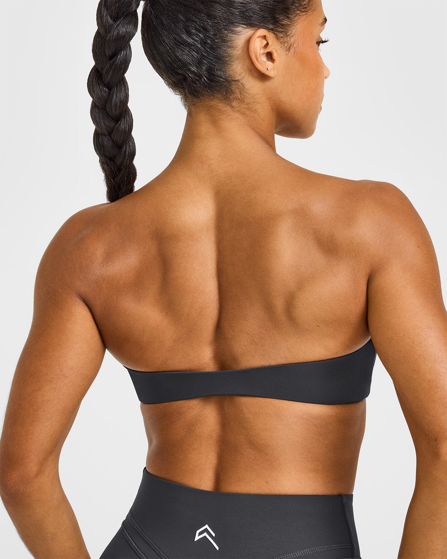 Unified Micro Bandeau Bralette | Coal