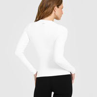 SoftMotion™ Long Sleeve Top | White