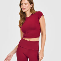 Cotton Baby T-Shirt | Crimson Red