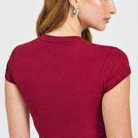 Cotton Baby T-Shirt | Crimson Red