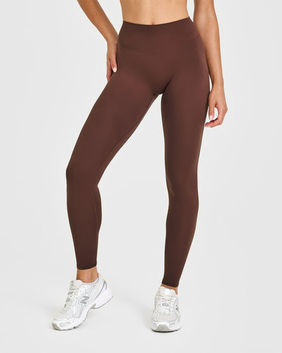 SoftMotion™ High Waisted Leggings | Espresso Brown