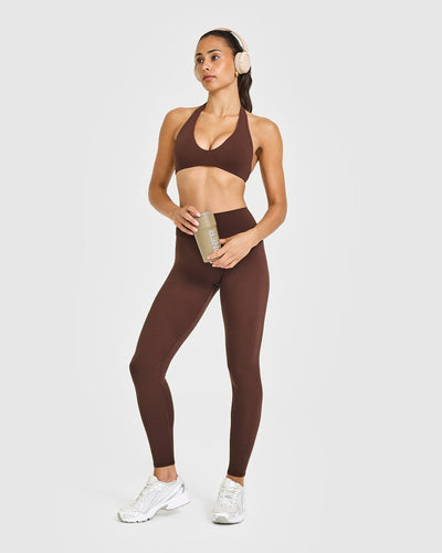 SoftMotion™ High Waisted Leggings | Espresso Brown