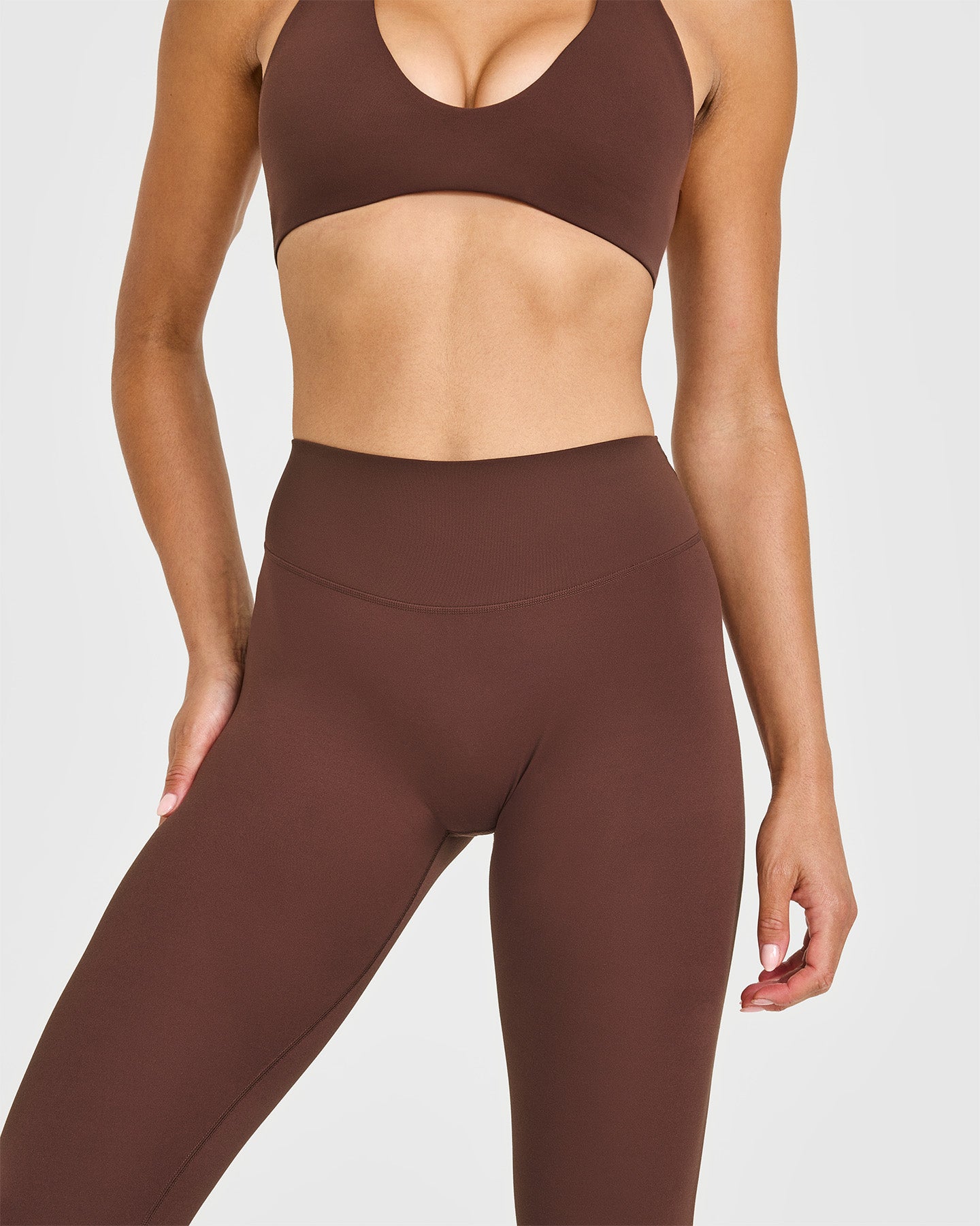 SoftMotion™ High Waisted Leggings | Espresso Brown