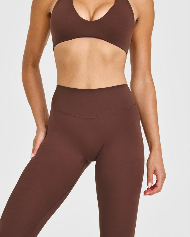 SoftMotion™ High Waisted Leggings | Espresso Brown