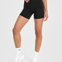 SoftMotion™ High Waisted Shorts 6" | Black
