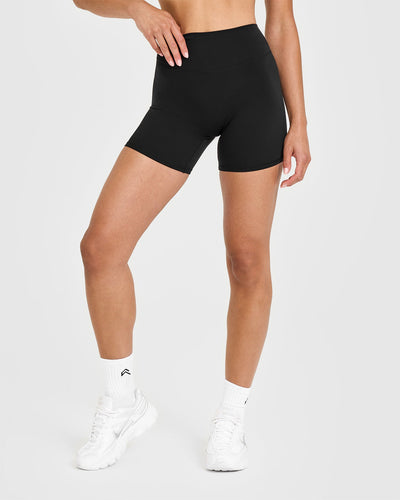 SoftMotion™ High Waisted Shorts 6" | Black