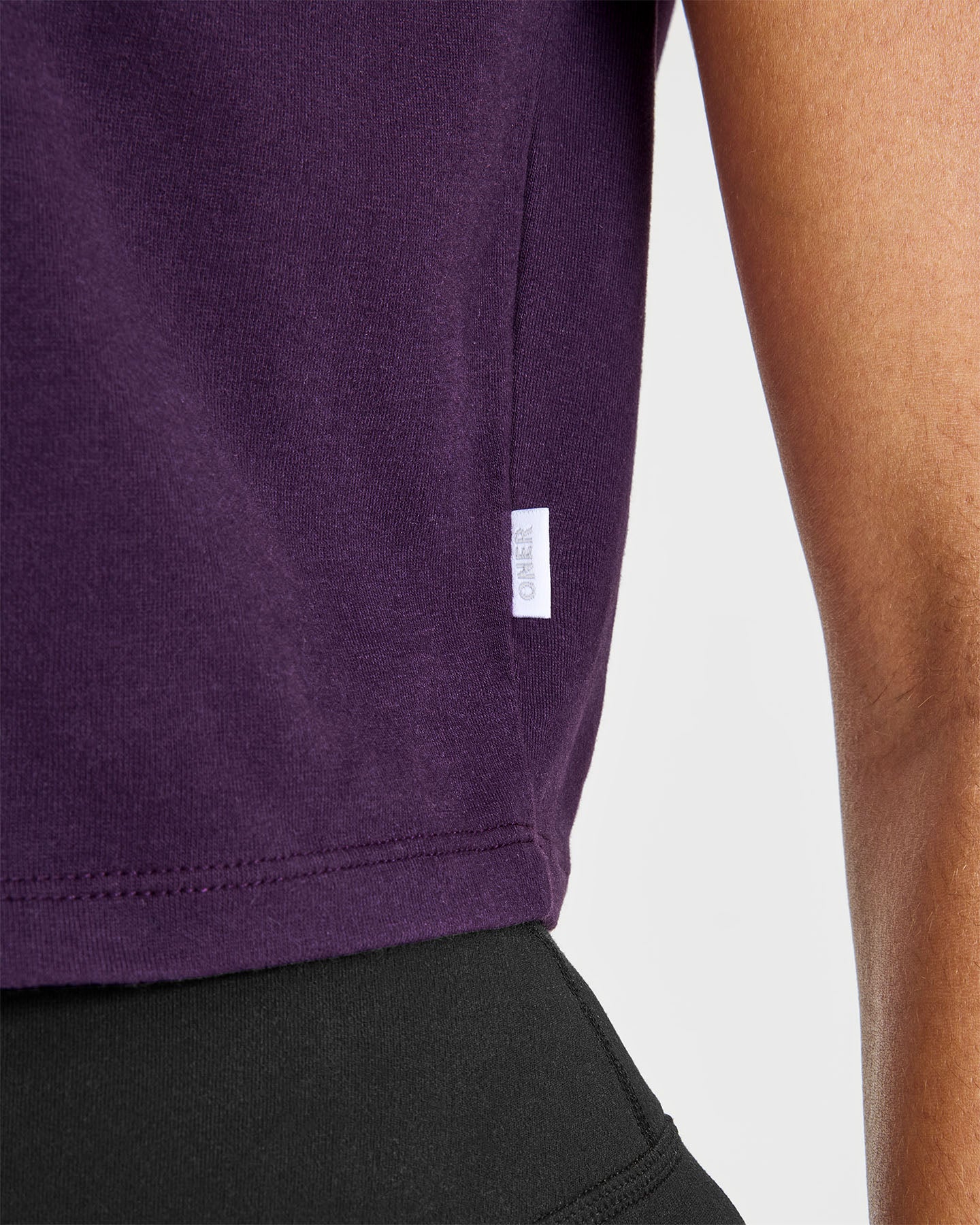 Cotton Relaxed T-Shirt | Blackberry Purple