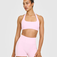 EasyLift™ Halter Bralette | Chalk Pink