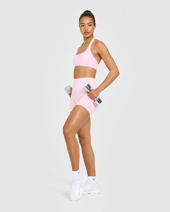 EasyLift™ Halter Bralette | Chalk Pink
