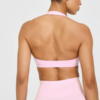 EasyLift™ Halter Bralette | Chalk Pink