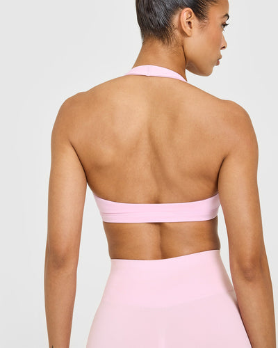 EasyLift™ Halter Bralette | Chalk Pink