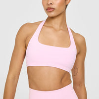 EasyLift™ Halter Bralette | Chalk Pink