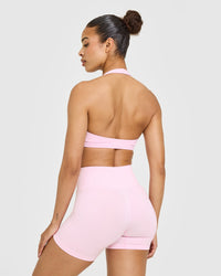 EasyLift™ Halter Bralette | Chalk Pink