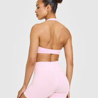 EasyLift™ Halter Bralette | Chalk Pink