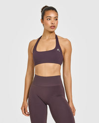 EasyLift™ Halter Bralette | Dark Umber Brown