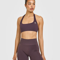 EasyLift™ Halter Bralette | Dark Umber Brown