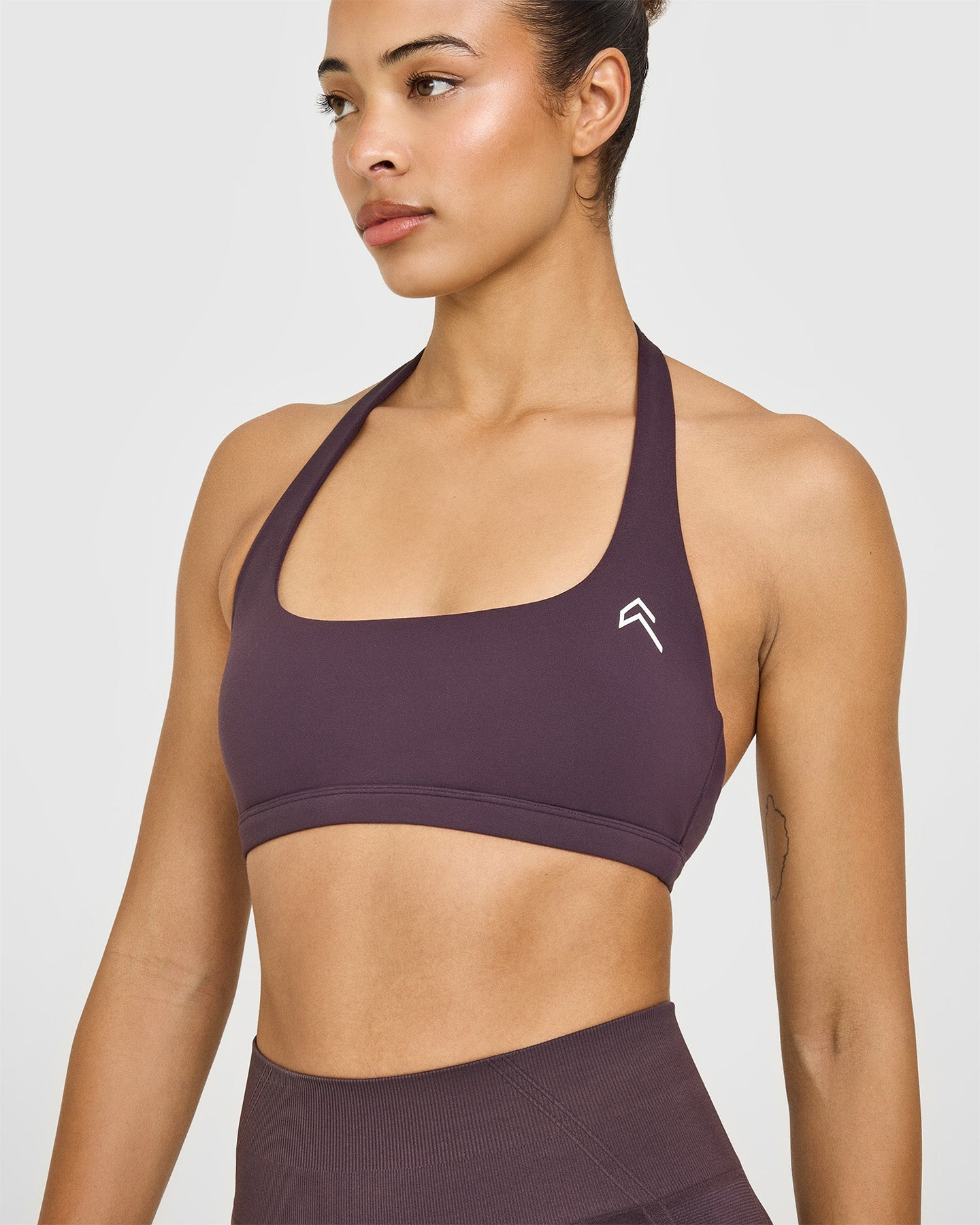 EasyLift™ Halter Bralette | Dark Umber Brown