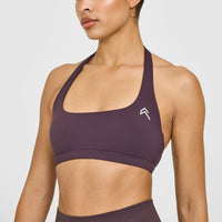 EasyLift™ Halter Bralette | Dark Umber Brown