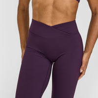 Unified Wrap Flared Bottoms | Blackberry Purple