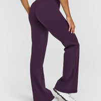 Unified Wrap Flared Bottoms | Blackberry Purple