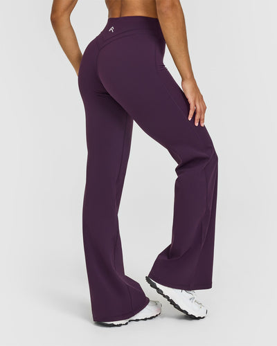Unified Wrap Flared Bottoms | Blackberry Purple