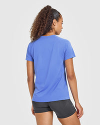 Go To Seamless Loose Top | Glaucous Blue