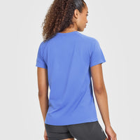 Go To Seamless Loose Top | Glaucous Blue