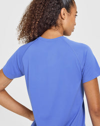 Go To Seamless Loose Top | Glaucous Blue