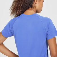Go To Seamless Loose Top | Glaucous Blue