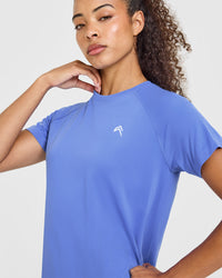 Go To Seamless Loose Top | Glaucous Blue