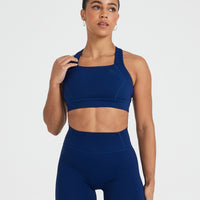 Timeless Square Neck Bralette | Midnight