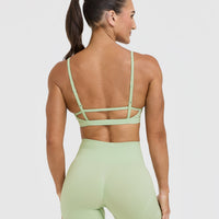 Timeless Strappy Bralette | Mint Green