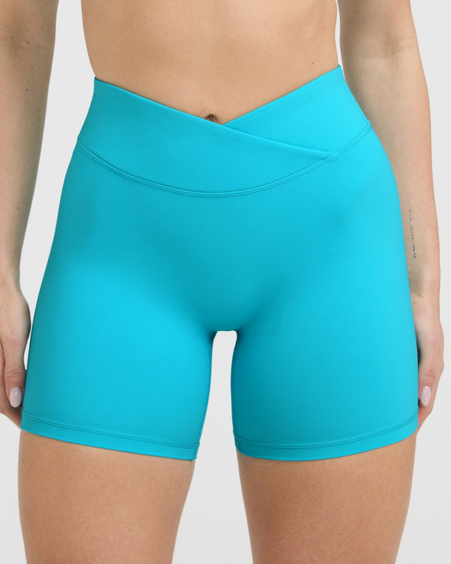 Unified Wrap Shorts 6" | Aqua Blue