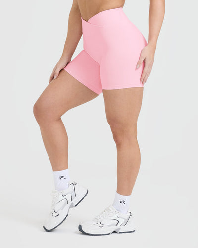 Unified Wrap Shorts 6" | Petal Pink