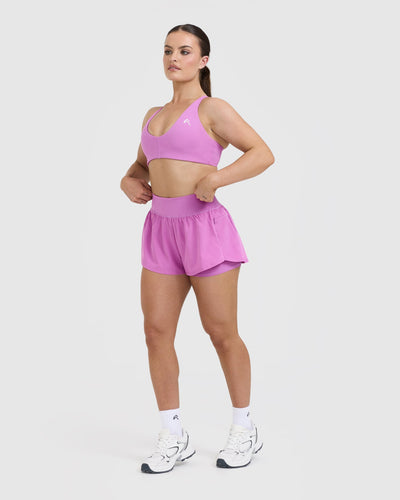 Unified Double Layer Shorts 5" | Orchid Purple