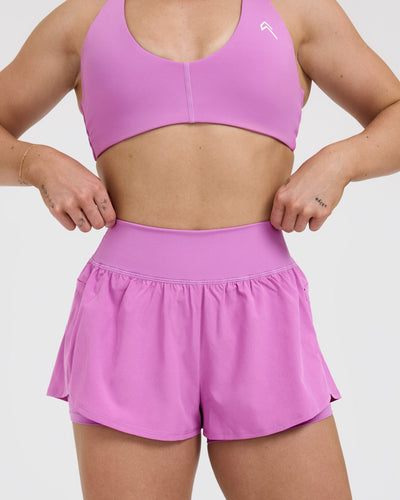 Unified Double Layer Shorts 5" | Orchid Purple
