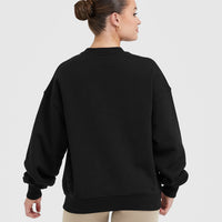 All Day Est 2020 Oversized Sweatshirt | Black