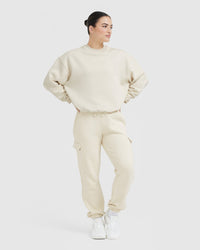 All Day Est 2020 Oversized Sweatshirt | Vanilla