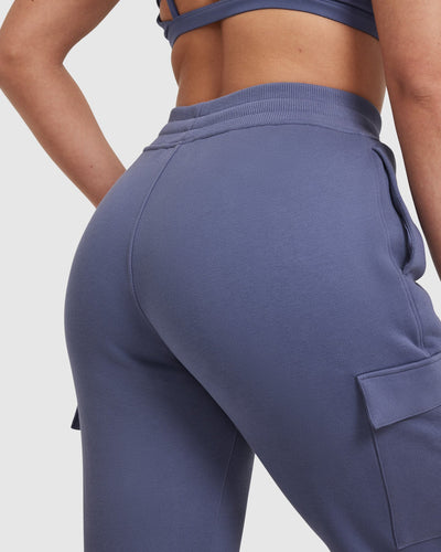 All Day Lightweight Cargo Joggers | Slate Blue