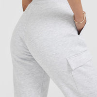 All Day Lightweight Cargo Joggers | Light Grey Marl
